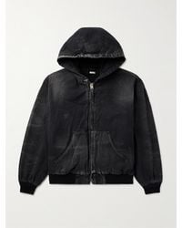 A.PRESSE - Cotton, Hemp And Silk-Blend Canvas Hooded Jacket - Lyst