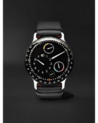 Ressence - Type 3 Automatic 44mm Titanium And Leather Watch, Ref. No. Type 3 - Lyst