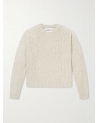 MANAAKI - Keanu Cable-Knit Merino Wool-Blend Sweater - Lyst