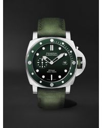 Panerai - Submersible Quarantaquattro Automatic 44Mm Esteel And Webbing Watch, Ref. No. Pam01287 - Lyst