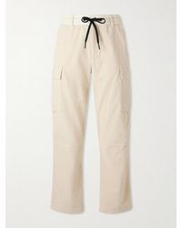 Moncler - Straight-Leg Cotton-Corduroy Drawstring Cargo Trousers - Lyst