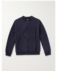 Orslow - Cotton-Jersey Zip-Up Sweatshirt - Lyst