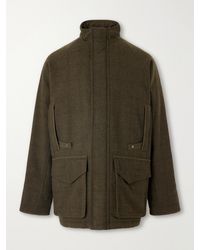 James Purdey & Sons - Checked Wool-Tweed Field Coat - Lyst