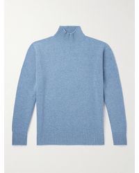 NN07 - Clark 6624 Wool-blend Mock-neck Sweater - Lyst