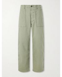 Orslow - Summer Fatigue Straight-leg Cotton Trousers - Lyst