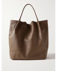 Loro Piana - Bale Extra-Large Full-Grain Leather Tote Bag - Lyst