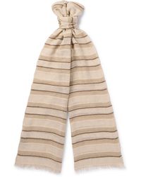 Loro Piana - Nakaumi Frayed Striped Silk - Lyst