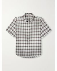 Burberry - Radmar Checked Cotton Shirt - Lyst