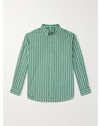 Loewe - Striped Cotton-Poplin Shirt - Lyst