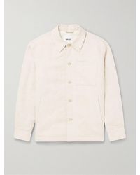 NN07 - Cafu 1454 Linen Shirt Jacket - Lyst