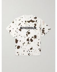 66 North - Hringbraut Printed Organic Cotton-Jersey T-Shirt - Lyst