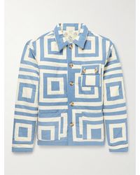 Bode - House Steps Reversible Quilted Printed Cotton Jacket - Lyst