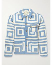 Bode - White House Steps Reversible Quilted Printed Cotton Jacket - Lyst
