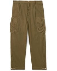 Folk - Prism Straight-leg Cotton-twill Cargo Trousers - Lyst