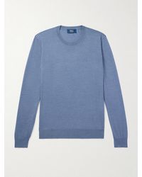 Fedeli - Argentina Slim-Fit Cashmere And Silk-Blend Sweater - Lyst