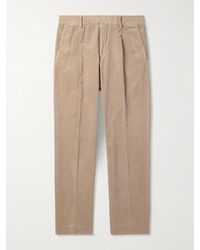 NN07 - Bill 1917 Straight-Leg Cotton-Blend Corduroy Trousers - Lyst
