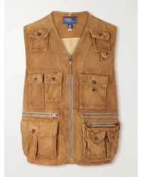 Polo Ralph Lauren - Suede Utility Vest - Lyst