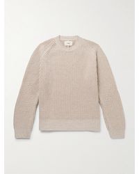 Folk - Ribbed Wool-Blend Sweater - Lyst