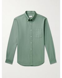 Club Monaco - Slim-fit Button-down Collar Cotton Oxford Shirt - Lyst