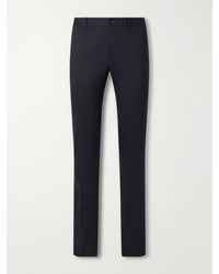 Slowear - Straight-Leg Wool-Blend Tekno Flannel Trousers - Lyst