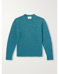 Folk - Chain Mélange Wool-blend Sweater - Lyst