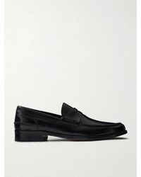 MR P. - Split-Toe Leather Penny Loafers - Lyst