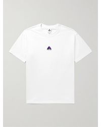 Nike - T-shirt in jersey con logo ricamato ACG - Lyst