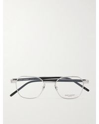 Saint Laurent - Round-Frame-Tone Optical Glasses - Lyst