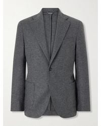 De Petrillo - Posillipo Wool And Cashmere-Blend Suit Jacket - Lyst