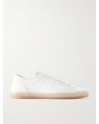 Lemaire - Sneakers in pelle con finiture in camoscio - Lyst