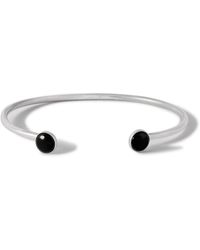 Mikia - Sterling Obsidian Cuff - Lyst