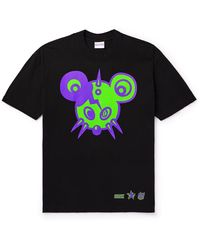 Stray Rats - Psyko Maniac Printed Cotton-jersey T-shirt - Lyst