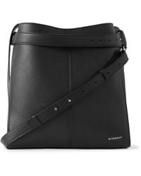 Givenchy - Medium Full-Grain Leather Messenger Bag - Lyst