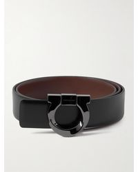 Ferragamo - 3.5cm Gancini Reversible Leather Belt - Lyst