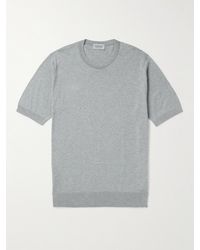 John Smedley - Kempton Slim-fit Sea Island Cotton T-shirt - Lyst