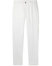 Incotex - Venezia 1951 Slim-fit Linen Trousers - Lyst
