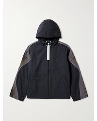 ERL - Ufo Striped Shell Hooded Jacket - Lyst