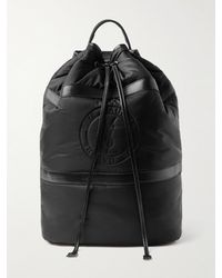 Saint Laurent - Leather-trimmed Econyl® Backpack - Lyst