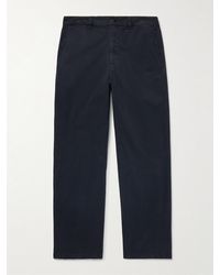 Nili Lotan - Carsen gerade geschnittene Hose aus Twill aus einer Baumwollmischung - Lyst