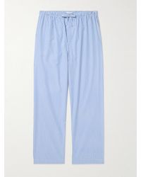 Derek Rose - James Cotton-Poplin Pyjama Trousers - Lyst