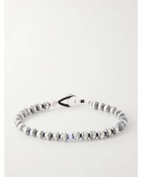 Mikia - Circle5 Sterling Silver Multi-Stone Beaded Bracelet - Lyst