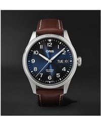 Oris - Big Crown Propilot Big Day Date Automatic 44Mm Stainless Steel And Leather Watch, Ref. No. 01 752 7760 4065-07 5 22 07Lc - Lyst