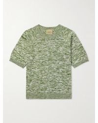 Federico Curradi - Linen And Organic Cotton-Blend T-Shirt - Lyst