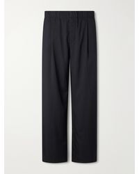 Our Legacy - Wide-Leg Pleated Tencel Lyocel-Blend Twill Trousers - Lyst