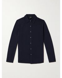 Theory - Lorean Merino Wool-blend Shirt - Lyst