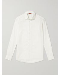 Barena - Surian Striped Modal-blend Shirt - Lyst