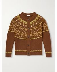 A Kind Of Guise - Zatoya Intarsia-Knit Virgin Wool Cardigan - Lyst