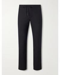 Maison Margiela - Straight-Leg Drawstring Virgin Wool Trousers - Lyst