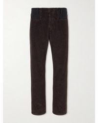 Maison Margiela - Straight-Leg Cotton-Corduroy Trousers - Lyst