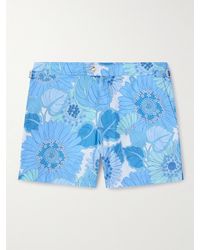 Tom Ford - Slim-fit Short-length Floral-print Swim Shorts - Lyst